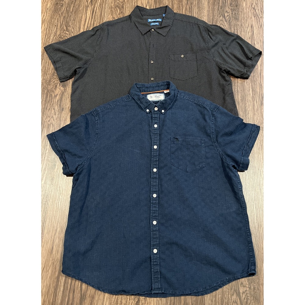 Batik Hay And Penguin By Munsingwear XXL  mens short sleeve shirt lot 2